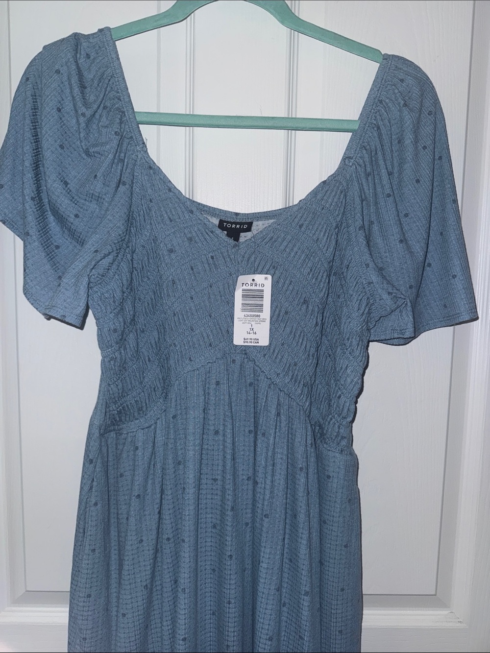 Torrid Blue Midi Dress